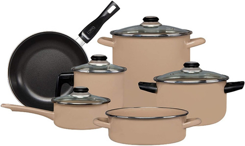 Imagen 1 de 3 de Batería De Cocina De 10 Piezas Cinsa