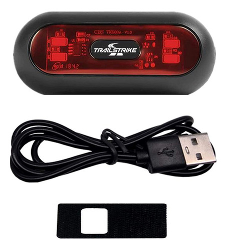 Trailstrike Ts-101-a - Lámpara Led Para Casco Trasero Rojo P