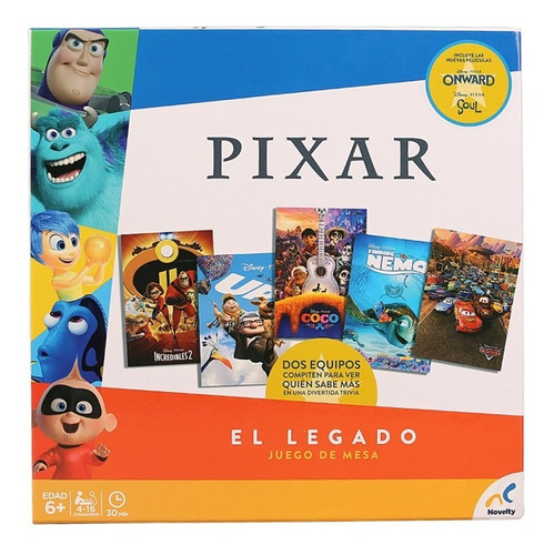 Juego De Mesa Novelty Pixar El Legado 4 - 16 Jugadores 6