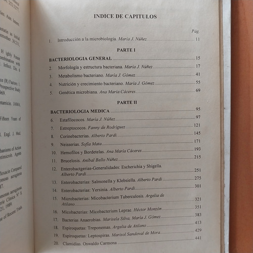 Libro Microbiología Médica María Núñez Medicina (Usado)