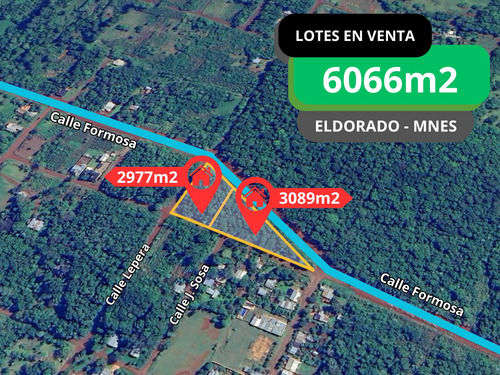 Terrenos En Venta Ubicados Sobre Calle Formosa Entre Lepera Y J. Sosa