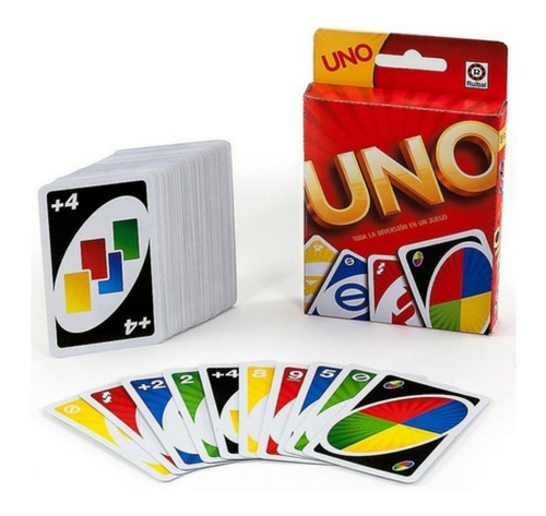 Imagen 1 de 2 de Juego De Mesa Cartas Uno Original Familiar Divertido Numeros