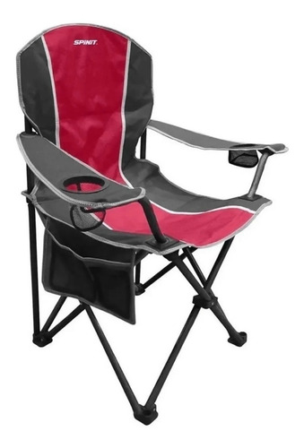 Sillon Silla Director Plegable Spinit Acero Deluxe Camping