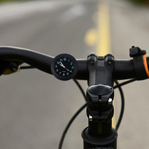 3 Reloj De Manillar De Motocicleta, Mini Reloj Digital A