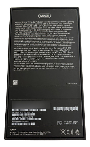 Apple Iphone 11 Pro 512g En Perfecto Estado Sin Rayones O Golpes Blanco (Usado)