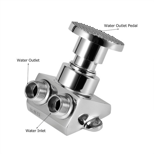 Válvula De Interruptor De Control De Pedal G1/2in Rosca Pie