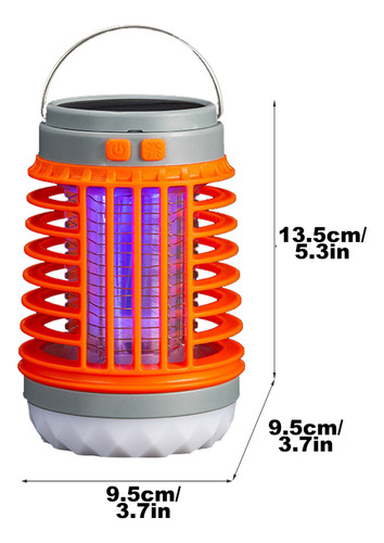 Trampa Solar Para Mosquitos, Usb, Para Insectos Y Moscas, I