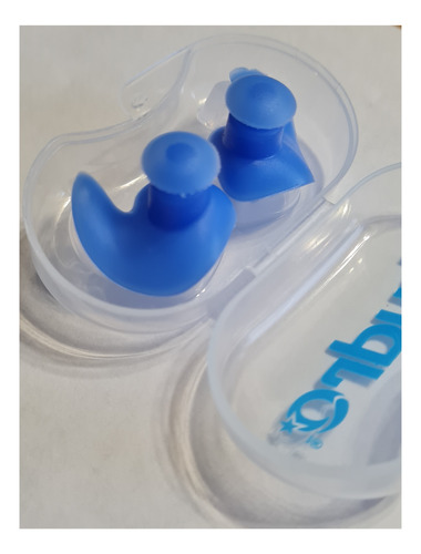 Tapones Oido Natacion Hydro Silicona Ear Plugs In Azul