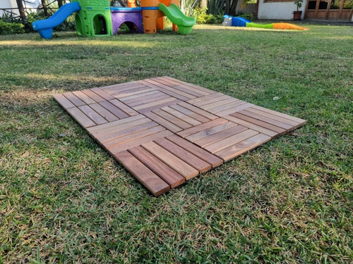 Deck Modular De Madera Te Cumarú Para Exterior