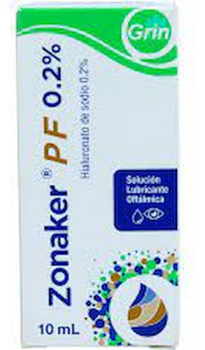 Zonaker PF Solucion Oftalmica 0.2 % Frasco Gotero C/10 Ml - Laboratorios grin, s.a. de c.v.