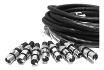 Comprar Multicabos Conectores Xlr 8 Vias Cirilo Cabos - 15m