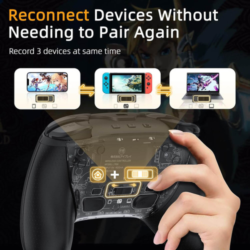Control Joystick Inalámbrico Iine Elite Pro Para Switch / Pc