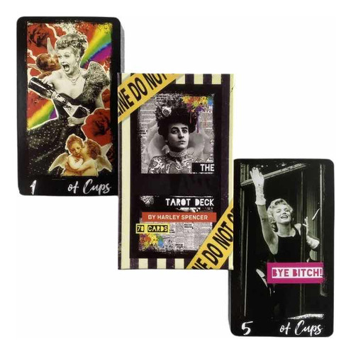Cartas Tarot The Bad Ass, Tarot Moderno, Juegos Para Fiestas