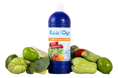 Desinfectante Ecodyn De Agua Y Alimentos 1 Botella De 1 L