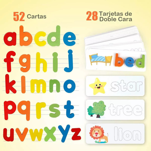 2024 Juguetes For Aprender A Leer Y Deletrear, 28 De Doble