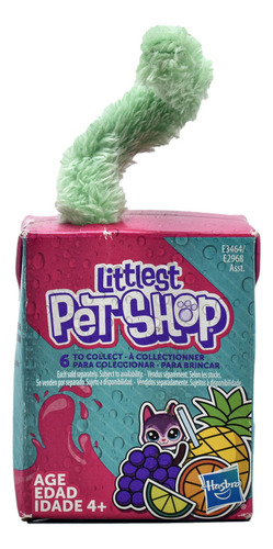 Littles Petshop Mascotas De Peluche Cola Verde Claro Cf