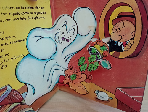 Minilibro Pop Up El Increíble Hulk Y Popeye Vintage 2 Piezas (Usado)