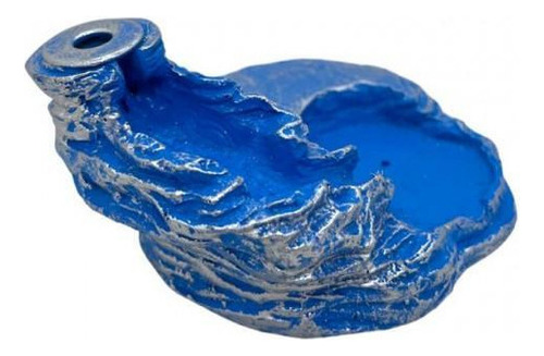 Incensario Cascata Baixa 4,5 Cm Universal Azul Claro