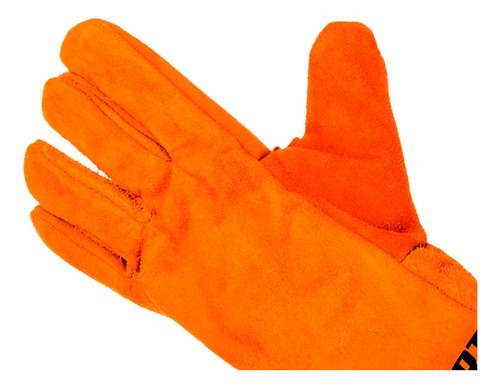 Luva Soldador Térmica Cano Longo Reforçada - Start + Esquadro Magnético De Solda 12kg - Start