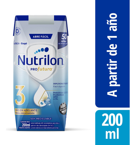 Leche Nutrilon Profutura 3 X 2 Packs De 24 Bricks 200ml