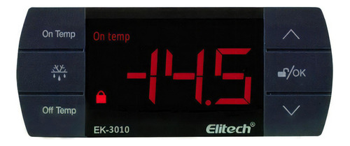Ek-3010 Controlador Digital Temperatura Cinza -110v