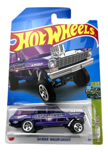 Hot Wheels 64 Nova Wagon Gasser 1/64