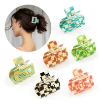 Comprar Paquete De 6 Pinzas Para El Cabello A Cuadros, Pinzas De Pel