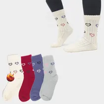 Comprar Pack 12 Medias Altas Tipo Lana Invierno Super Abrigadas
