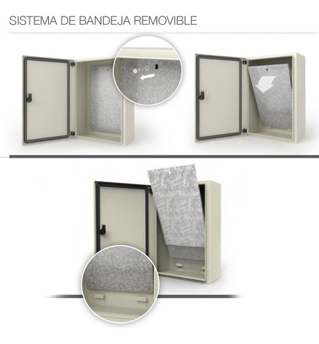 Gabinete Estanco Genrod S9000 C/contrafrente - 450x600x100mm