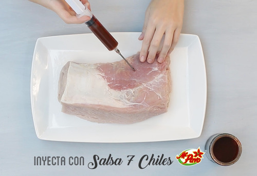 Salsa 7 Chiles Mr. Pavo- Para Marinar E Inyectar