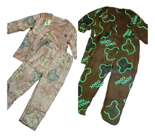 Pijama niño brilla oscuridad sales