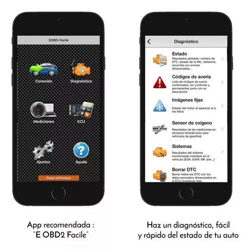 Carista Escáner Automotriz OBD2 - Todos Protocolos - BT - Android y Iphone.