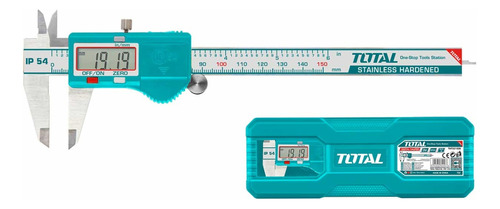 Calibre Digital 150mm Acero Inoxidable Industrial + Estuche