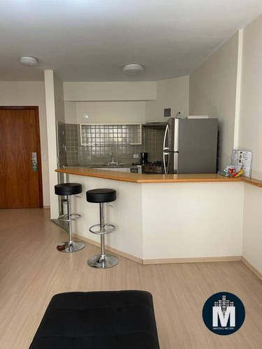 Imagem 5 de 15 de Flat No Sequóia 54m², Varanda , Vaga De Garagem - Al Madeira Alphaville - Lm175