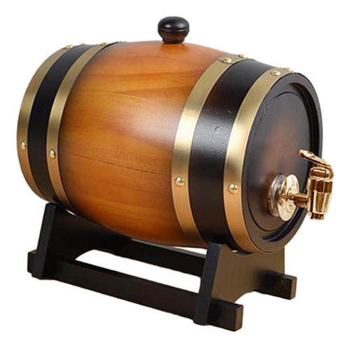 Barril De Vino Con Soporte Con Grifo, Dispensador De 1.5l