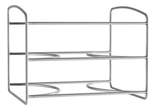 Lavish Home Kitchen Wrap Storage Rack-3 Niveles Bolsas De Pl