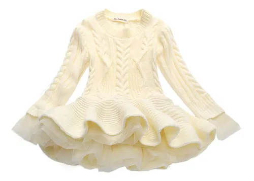Vestido para niña en crochet sale