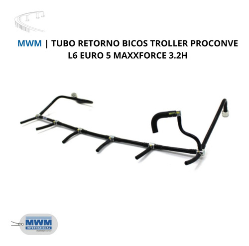 Tubo Retorno Bicos Troller Proconve L6 Euro 5 Maxxforce 3.2h