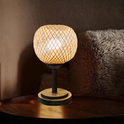 Bambu Tecido Pingente Lâmpada Sombra Retro Lustre Luz Capa