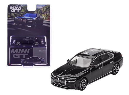 Mini Gt Bmw I7 Xdrive60 Black Sapphire #802 1/64 Color Negro