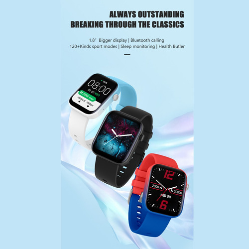 Reloj Smart Watch Sport P43 Fralugio Full Touch Hd Ejercicio
