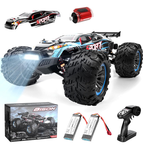 Itefdtutne Camión Rc Buggy Sin Escobillas 1/10 4x4