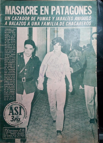 Revista Asi 241 1970 Travestis Alejandro Losada Montoneros