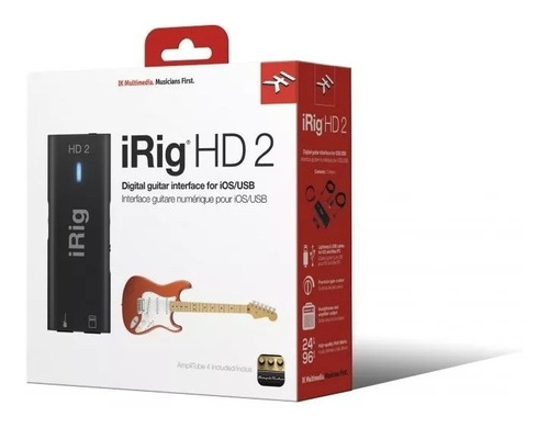 Interface De Guitarra Ik Multimedia Irig Hd 2 Para Usb