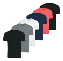 Comprar Kit 6 Camisetas Masculinas Plus Size Camisa Básica M Ao G3