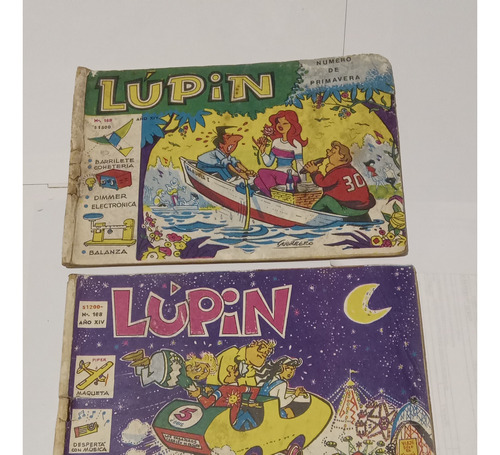 2 Revistas Lupin N° 168 Y N° 169