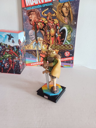 Marvel Heimdall Coleccion Heroes 3d Panini Año 2019 (Usado)