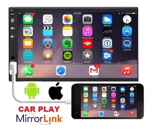 Auto Radio Wince 7 Pulgadas 2din + Car Play+ Android Auto