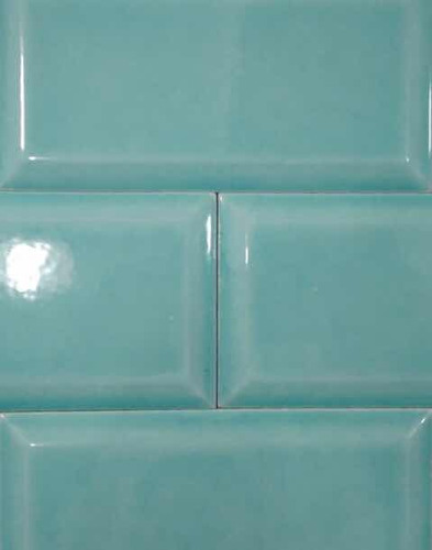 Ceramica Biselada 7,5x15 Verde Cristal