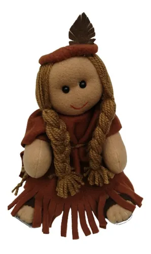 Muñeca De Trapo Etnias India Mafego Mfg1231